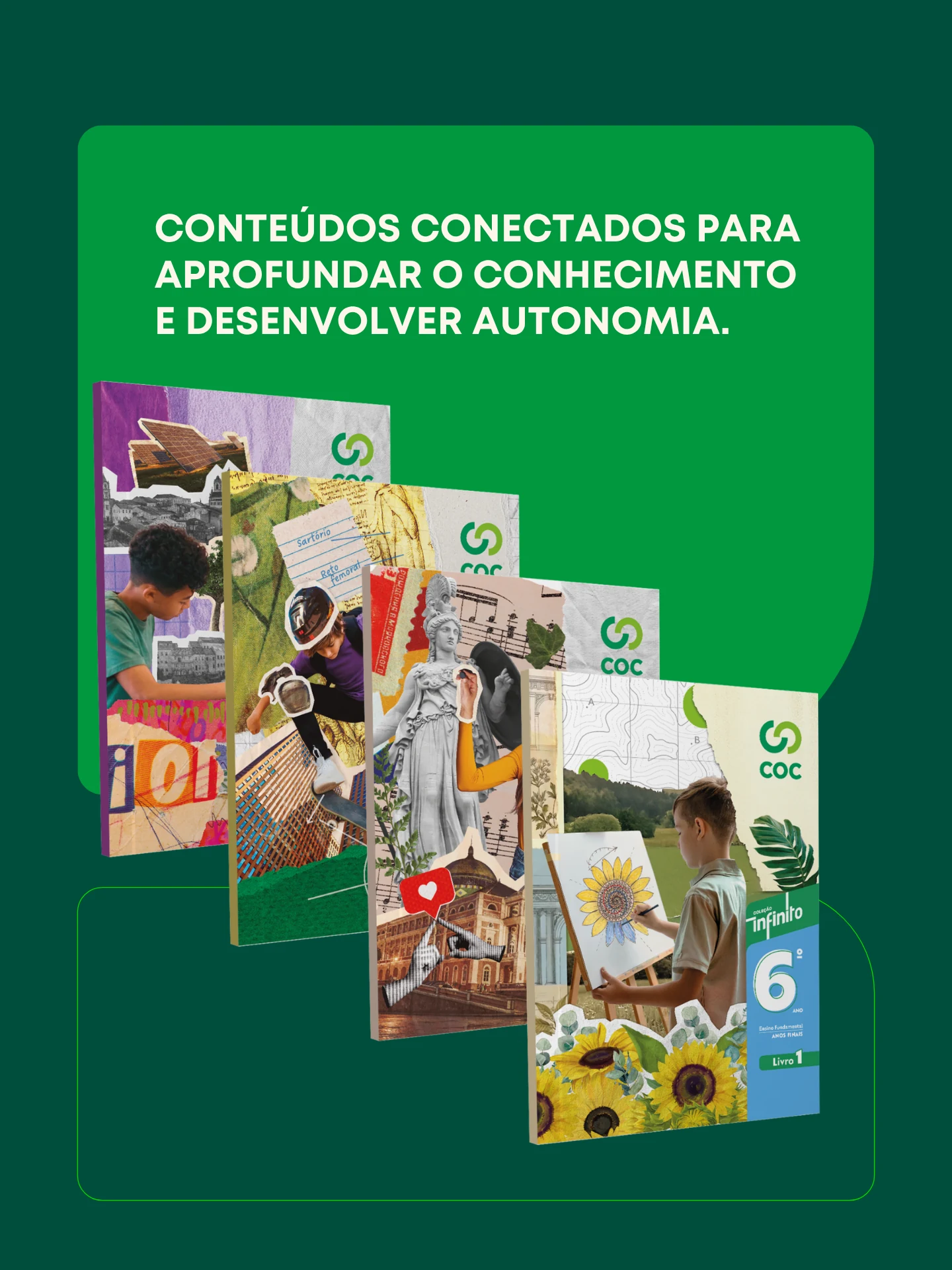 Arte oficial do Sistema COC — Ensino Fundamental II — peça 2