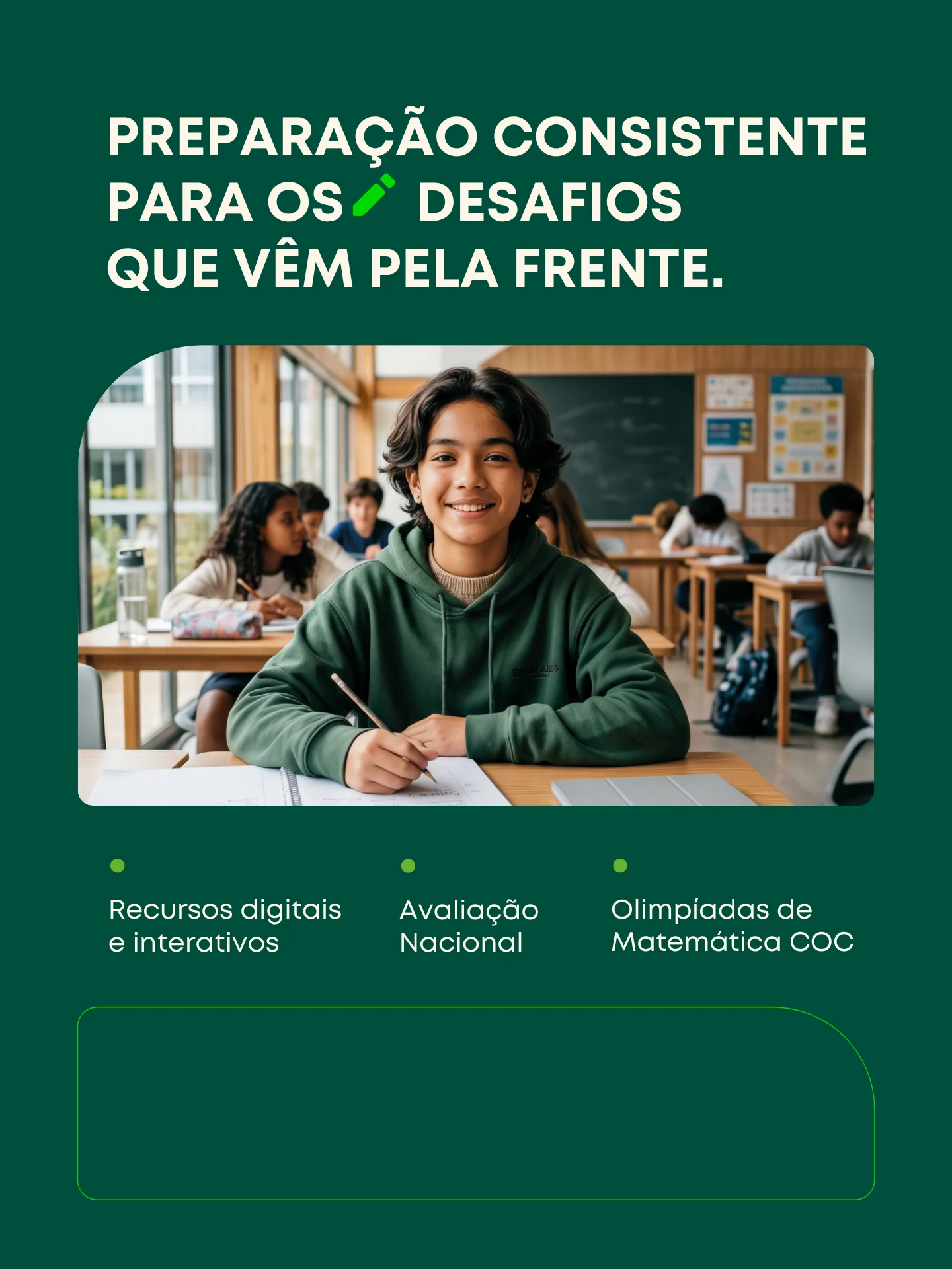 Arte oficial do Sistema COC — Ensino Fundamental II — peça 3